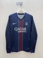 2025/2026 Long Sleeve Psg Paris Saint-Germain Home Football Shirt 1:1 Thai Quality