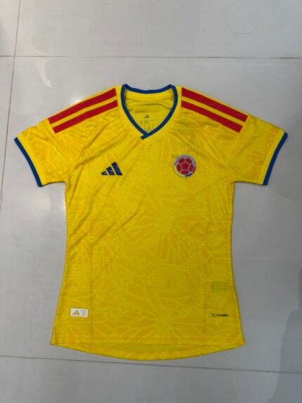 Player version 2026-27 Colombia Home Yellow Women Soccer Jersey AAA