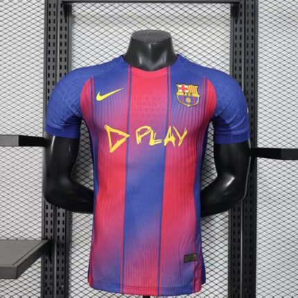 2025/2026 Player Version Barcelona Home Ed Sheeran Joint Edition Football Shirt 1:1 Thai Quality
