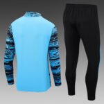 2022/2023 Al-Nassr Half-Pull Training Suit Blue Football Shirt Set - Image 2