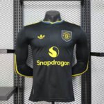 2025/2026 Player Version Long Sleeve Manchester United Third Away Football Shirt 1:1 Thai Quality