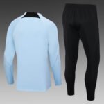 2023/2024 Internazionale Milan Half-Pull Training Suit Light Blue Football Jersey 1:1  Thai Quality Set - Image 2