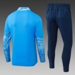 2025/2026 Manchester City Half-Pull Training Suit Blue Football Shirt 1:1 Thai Quality Set - Image 2