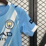 2025/2026 Manchester City Home Football Shirt 1:1 Thai Quality Kids Size - Image 7