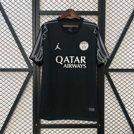 2024/2025 Psg Paris Saint-Germain Fourth Away Black Football Shirt 1:1 Thai Quality