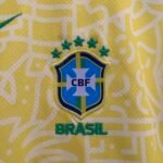 2024 Brazil Home Football Shirt 1:1 Thai Quality Kids Size - Image 6