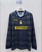 1997/1998 Long Sleeve Retro Internazionale Milan Third Away Football Jersey 1:1 Thai Quality