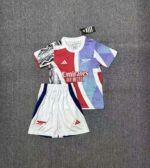 2024/2025 Arsenal Pre-match clothing Football Shirt 1:1 Thai Quality Kids Size