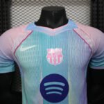 2025/2026 Player Version Barcelona Concept Pink Blue Gradient Football Shirt 1:1 Thai Quality - Image 3