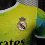 2025/2026 Player Version Real Madrid Special Edition Yellow and green Football Shirt 1:1 Thai Quality - Image 6