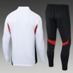 2025/2026 Bayern Munich Half-Pull Training Suit White Football Shirt 1:1 Thai Quality Set - Image 2
