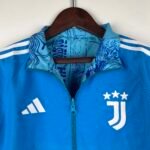 2023-2024 Juventus Reversible Windbreaker Blue Soccer Jersey 1:1 Thai Quality - Image 4