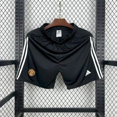 2025/2026 Manchester United Home Shorts Black
