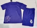 2024/2025 Real Madrid Y-3 Special Edition Purple Football Shirt 1:1 Thai Quality Kids Size - Image 2
