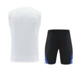 2025/2026 Internazionale Milan Sleeveless Training Wear Set White Jersey 1:1 Thai Quality - Image 2