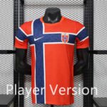 Player version 2026-27 Norway Home Red Soccer Jersey AAA