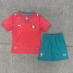 2026 Portugal Home Football Shirt 1:1 Thai Quality Kids Size