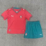 2026 Portugal Home Football Shirt 1:1 Thai Quality Kids Size
