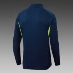 2025/2026 Real Madrid Half-Pull Training Suit Royal Blue Football Shirt 1:1 Thai Quality Set - Image 4