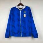 2023-2024 Italy Reversible Windbreaker （White-Blue）Soccer Jersey 1:1 Thai Quality - Image 9