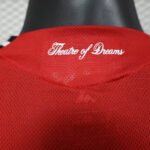 2025/2026 Player Version Long Sleeve Manchester United Home Football Shirt 1:1 Thai Quality - Image 4