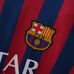 2013-2014 Retro Barcelona Home Blue&Red Soccer Jersey AAA-888 - Image 2