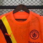 2025/2026 Manchester City KidSuper Joint Edition Orange Football Shirt 1:1 Thai Quality - Image 3