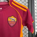 2025/2026 Roma Home Soccer Jersey 1:1 Thai Quality Kids Size - Image 6