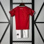 2025/2026 Manchester United Home Football Shirt 1:1 Thai Quality Kids Size - Image 2