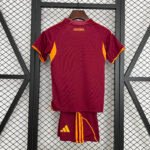 2025/2026 Roma Home Soccer Jersey 1:1 Thai Quality Kids Size - Image 2