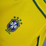 1998 Retro Brazil Soccer Jersey Home - Image 5
