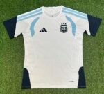 2026 Argentina National Team Training Suit White Football Shirt 1:1 Thai Quality