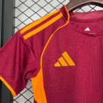 2025/2026 Roma Home Soccer Jersey 1:1 Thai Quality Kids Size - Image 5