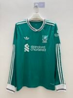 2025/2026 Long Sleeve Liverpool Third Away Football Shirt 1:1 Thai Quality