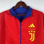 2023-2024 Juventus Reversible Windbreaker（Blue-red）Soccer Jersey 1:1 Thai Quality - Image 11