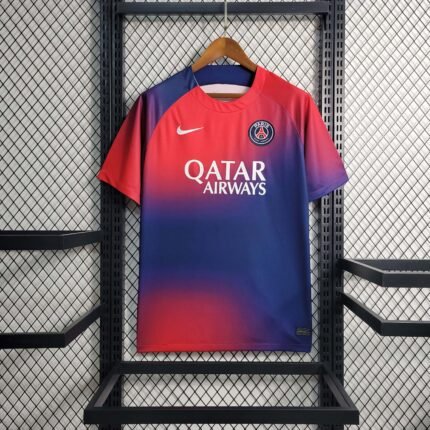 2023/2024 Paris Saint-Germain Red-Blue Training Kit