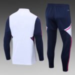 2022/2023 Arsenal Half-Pull Training Suit White Football Shirt 1:1 Thai Quality Set - Image 2