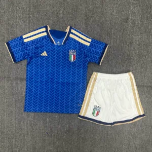 2026-2027 Italy Home Blue kids/youth  Soccer uniform