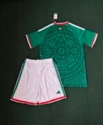 2026-2027 Mexico Home Green Kids/Youth Soccer Uniform - Image 2