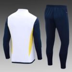 2023/2024 Real Madrid Half-Pull Training Suit white Football Shirt 1:1 Thai Quality Set - Image 2