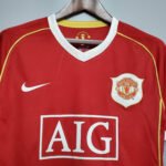 2006/2007 Retro Manchester United Home Football Shirt 1:1 Thai Quality - Image 3