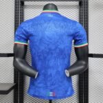 2025 Player Version Italy Training Wear Blue Football Shirt 1:1 Thai Quality - Image 2