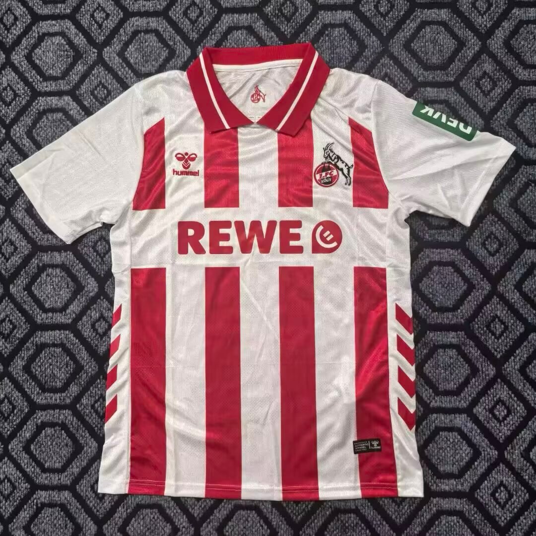 3e1a62c6f7b2b63801b84dc50ee6e290 2025/2026 Köln Home Football Shirt 1:1 Thai Quality - Image 1