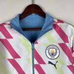 2023/2024 Manchester City Reversible Windbreaker Blue Soccer Jersey 1:1 Thai Quality - Image 11