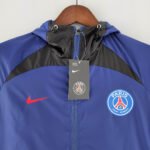 2022 PSG Windbreaker Blue and Black - Image 3