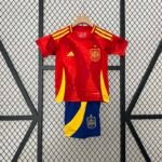 2024 Spain Home Football Shirt 1:1 Thai Quality Kids Size