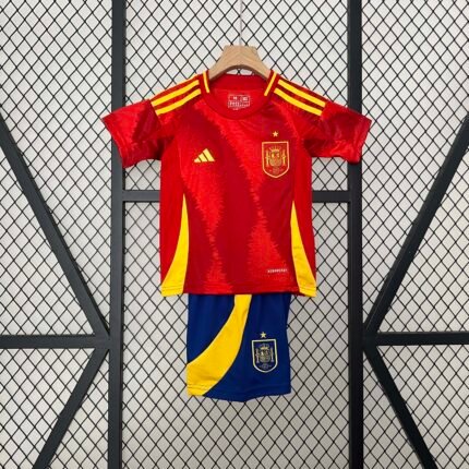 2024 Spain Home Football Shirt 1:1 Thai Quality Kids Size