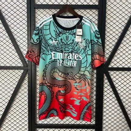 2024/2025 Real Madrid Special Edition Light blue and Red Football Shirt 1:1 Thai Quality