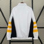 2024/2025 Real Madrid Windbreaker White Soccer Jersey 1:1 Thai Quality - Image 2