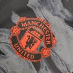 2021/2022 Manchester United Jersey Windbreaker Black And Grey Camouflage - Image 5